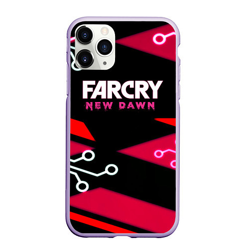 Чехол iPhone 11 Pro матовый Farcry new dawn / 3D-Светло-сиреневый – фото 1