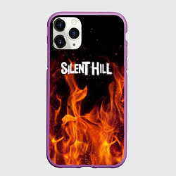 Чехол iPhone 11 Pro матовый Silent hill огонь