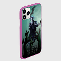 Чехол iPhone 11 Pro матовый Король шутов, цвет: 3D-фиолетовый — фото 2