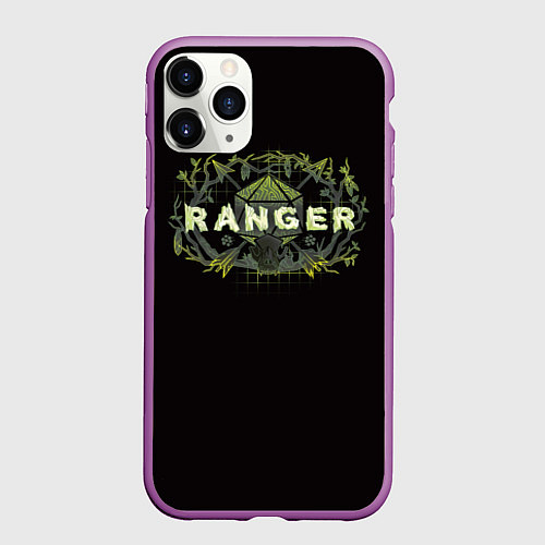 Чехол iPhone 11 Pro матовый Ranger - DnD / 3D-Фиолетовый – фото 1