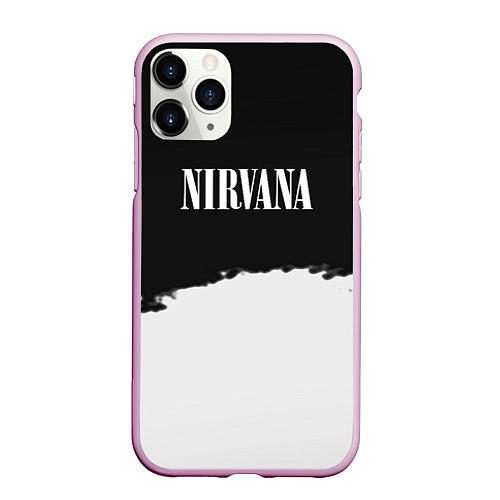 Чехол iPhone 11 Pro матовый Nirvana текстура / 3D-Розовый – фото 1