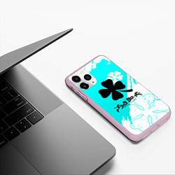 Чехол iPhone 11 Pro матовый Black Clover best anime, цвет: 3D-розовый — фото 2