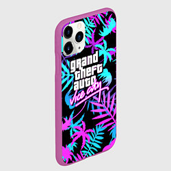 Чехол iPhone 11 Pro матовый GTA vice city steel, цвет: 3D-фиолетовый — фото 2