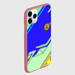 Чехол iPhone 11 Pro матовый Half life sport game, цвет: 3D-малиновый — фото 2