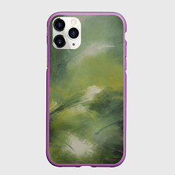 Чехол iPhone 11 Pro матовый Зеленая палитра