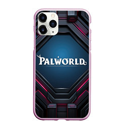 Чехол iPhone 11 Pro матовый Palworld логотип космический стиль