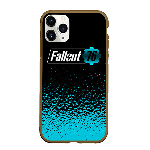 Чехол iPhone 11 Pro матовый Fallout 4 bethesda / 3D-Коричневый – фото 1