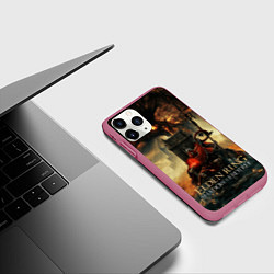 Чехол iPhone 11 Pro матовый Мессмер Пронзатель elden ring shadow of the erdtre, цвет: 3D-малиновый — фото 2