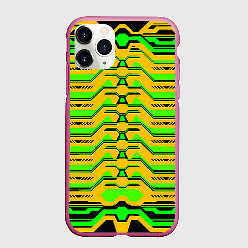 Чехол iPhone 11 Pro матовый Броня сайрекса мк v2 / 3D-Малиновый – фото 1