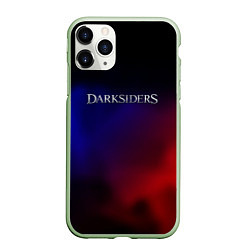 Чехол iPhone 11 Pro матовый Darksiders gradient, цвет: 3D-салатовый