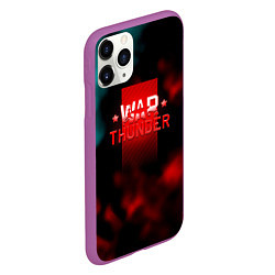 Чехол iPhone 11 Pro матовый Watyhunder online flame, цвет: 3D-фиолетовый — фото 2