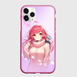 Чехол iPhone 11 Pro матовый Юки - Любовь с кончиков пальцев