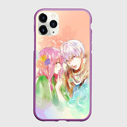 Чехол iPhone 11 Pro матовый Ицуоми Наги и Юки Итосэ - Любовь с кончиков пальце