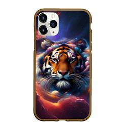 Чехол iPhone 11 Pro матовый Космический лев