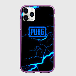 Чехол iPhone 11 Pro матовый ПАБГ молнии