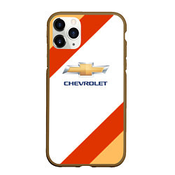 Чехол iPhone 11 Pro матовый Chevrolet line