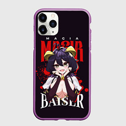 Чехол iPhone 11 Pro матовый Magia Baiser - Looking up to Magical Girl, цвет: 3D-фиолетовый