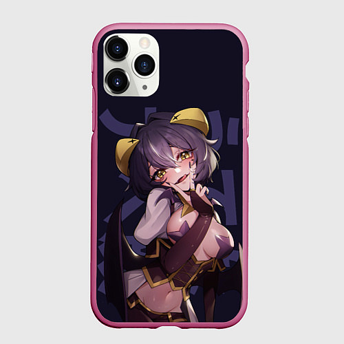 Чехол iPhone 11 Pro матовый Становясь волшебницей - Утена / 3D-Малиновый – фото 1