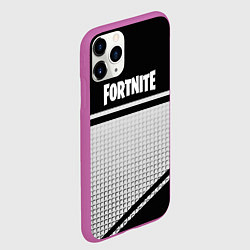 Чехол iPhone 11 Pro матовый Fortnite geometry sport, цвет: 3D-фиолетовый — фото 2