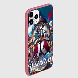 Чехол iPhone 11 Pro матовый Сюэи из Хонкая, цвет: 3D-малиновый — фото 2