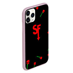 Чехол iPhone 11 Pro матовый Sally face rose steel, цвет: 3D-розовый — фото 2