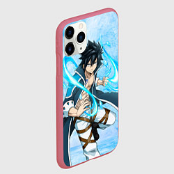 Чехол iPhone 11 Pro матовый Грей Фуллбастер из Хвоста феи, цвет: 3D-малиновый — фото 2