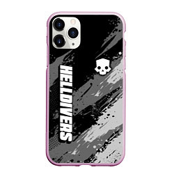 Чехол iPhone 11 Pro матовый Helldivers 2: Skull Logo, цвет: 3D-розовый