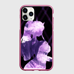 Чехол iPhone 11 Pro матовый Сакура в силуэте Зеро ту