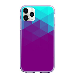 Чехол iPhone 11 Pro матовый Geometry polygonal psy