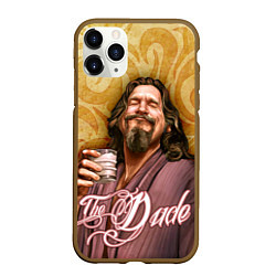 Чехол iPhone 11 Pro матовый The Big Lebowski dude, цвет: 3D-коричневый