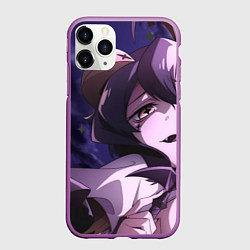Чехол iPhone 11 Pro матовый Становясь волшебницей Утэна Хираги, цвет: 3D-фиолетовый