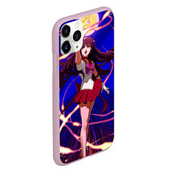 Чехол iPhone 11 Pro матовый Sailor Moon Рэй Хино, цвет: 3D-розовый — фото 2