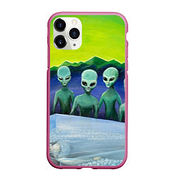 Чехол iPhone 11 Pro матовый Спящая красавица 3000 и Инопланетяне