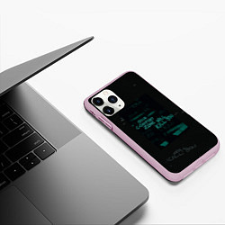 Чехол iPhone 11 Pro матовый Your komfort zone will kill you, цвет: 3D-розовый — фото 2