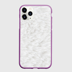 Чехол iPhone 11 Pro матовый Овечья шкура, цвет: 3D-фиолетовый