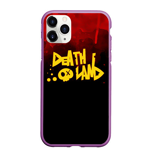 Чехол iPhone 11 Pro матовый Death land Bokuyaba / 3D-Фиолетовый – фото 1