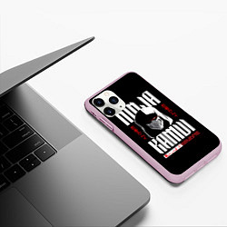 Чехол iPhone 11 Pro матовый Ninja Kamui Revenge controls you, цвет: 3D-розовый — фото 2
