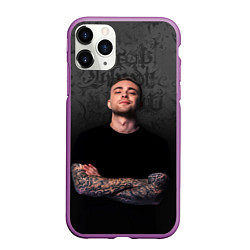 Чехол iPhone 11 Pro матовый Kreed, цвет: 3D-фиолетовый