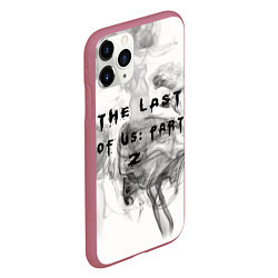 Чехол iPhone 11 Pro матовый The Last of Us цикады элли, цвет: 3D-малиновый — фото 2