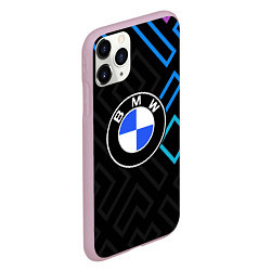 Чехол iPhone 11 Pro матовый Bmw абстракция, цвет: 3D-розовый — фото 2