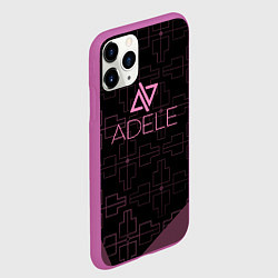 Чехол iPhone 11 Pro матовый Adele hello, цвет: 3D-фиолетовый — фото 2