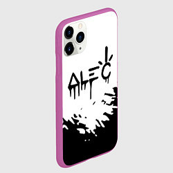 Чехол iPhone 11 Pro матовый Adele album, цвет: 3D-фиолетовый — фото 2