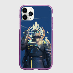 Чехол iPhone 11 Pro матовый Вступай в адские десантники, цвет: 3D-фиолетовый