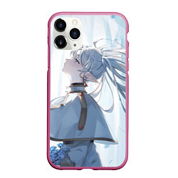 Чехол iPhone 11 Pro матовый Sousou no Frieren Фрирен beautiful, цвет: 3D-малиновый