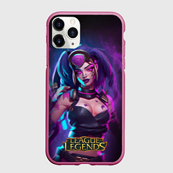 Чехол iPhone 11 Pro матовый League Of Legends Akali Kda