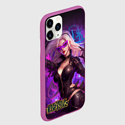 Чехол iPhone 11 Pro матовый League of Legends Kaisa Kda style, цвет: 3D-фиолетовый — фото 2