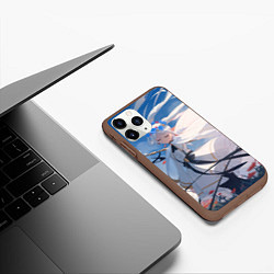 Чехол iPhone 11 Pro матовый Sousou no Frieren Фрирен beautiful, цвет: 3D-коричневый — фото 2