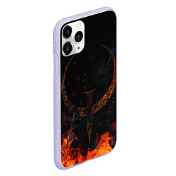 Чехол iPhone 11 Pro матовый Quake one, цвет: 3D-светло-сиреневый — фото 2