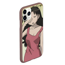 Чехол iPhone 11 Pro матовый Azumanga Daioh Юкари Танидзаки, цвет: 3D-коричневый — фото 2