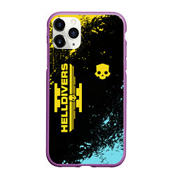 Чехол iPhone 11 Pro матовый Logo skull Helldivers 2